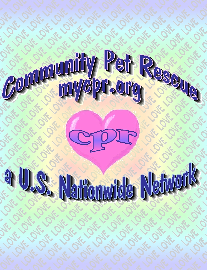 Please click the image to enter our office My Cpr.org Community Pet Rescue Network website